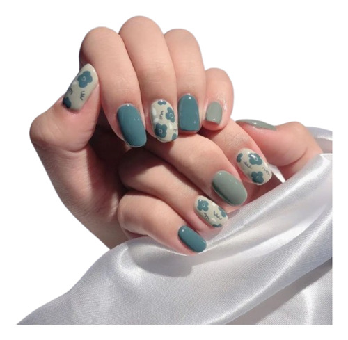 24 Pz Tips Soft Gel Uñas Postizas Diferentes Diseños Modelos