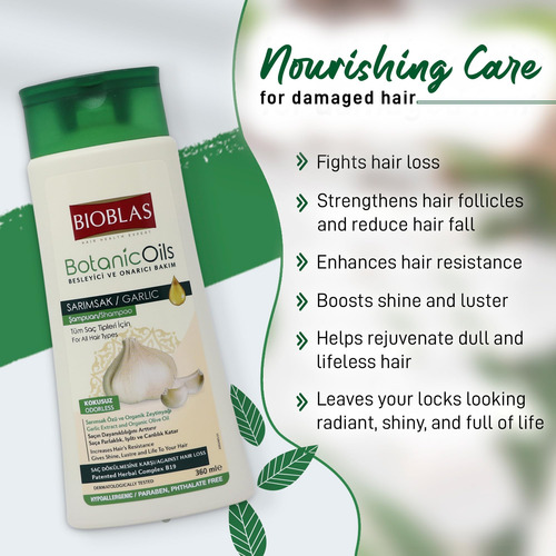 Shampoo De Alho Bioblas E Fórmula Para Crescimento Capilar