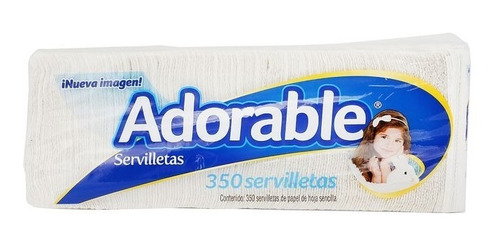 Paquete De Servilletas Desechables Adorable® 350 Unidades