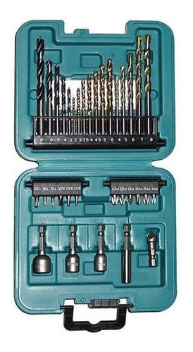 Set Brocas Y Puntas, 34 Piezas Makita