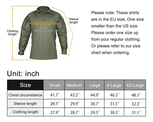 Camisas Militares Tácticas De Idogear Para Hombres Combate