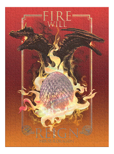 Rompecabezas Coleccionable House Of The Dragon 500pz
