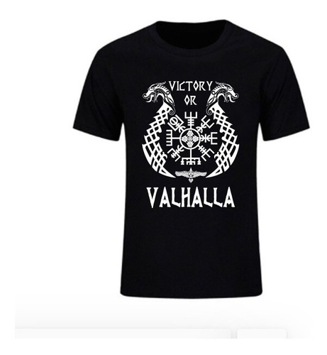 Camiseta Victory Or Valhalla Leyenda Vikinga