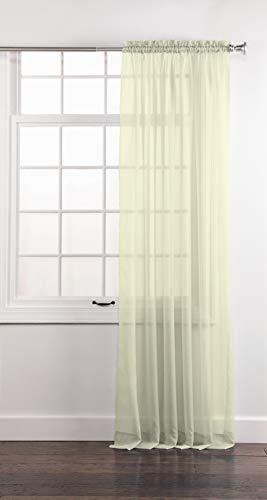 Stylemaster Elegance Sheer Voile, 60  X 84  | Panel, Beige