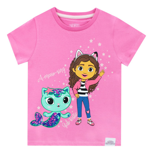 Dreamworks Gabby's Dollhouse - Camiseta De Manga Corta Para.