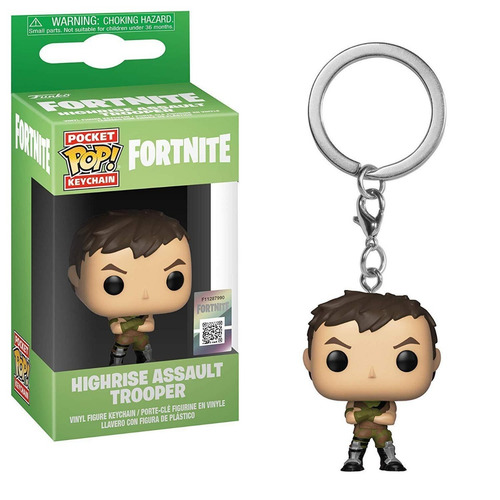 Llavero Funko Pop Fortnite Highrise Assault Trooper