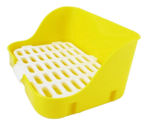 Caja De Arena Para Conejos, Orinal De Esquina De Plástico