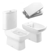 Comprar Juego Baño Roca Dama Senso Inodoro Bidet + Tapa Original