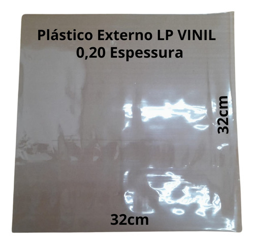 10 Plásticos P/ Lp Vinil Capa Gatefold Externos 0,20 Grosso