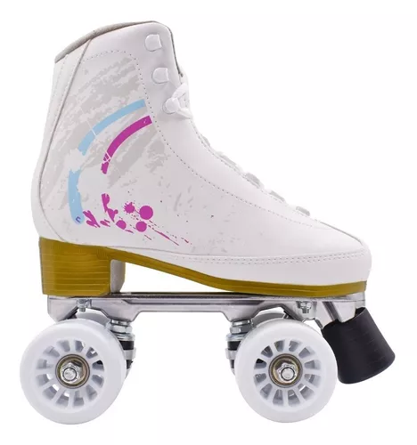 Patines 4 Ruedas Clasicos Quads Profesionales Cuero Sintetic Talla