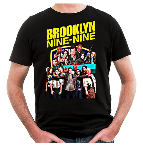 Remera Brooklyn 99 (negra:) Ideas Mvd