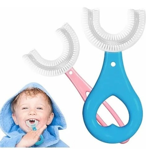 Cepillo Dientes Bebe Niño Niña U Silicona Forma U Niños