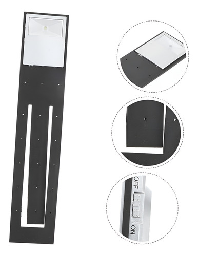 Luz Para Libro Led Clip Portátil Luz De Lectura De Libro Estructura Negro
