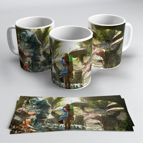 Taza Ceramica Sublimada Alicia Pais De Las Maravillas #060