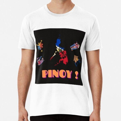 Remera Bandera Filipina Diseño Asiático Pinoy Algodon Premiu