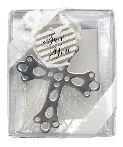 comprar Recuerdo Cruz Metalica Bautizo Boda Primera Comunión