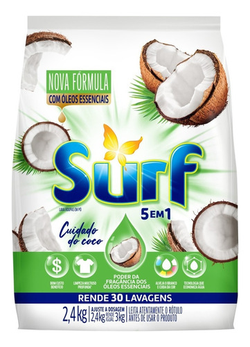 Sabão Surf Cuidado do Coco coco pacote