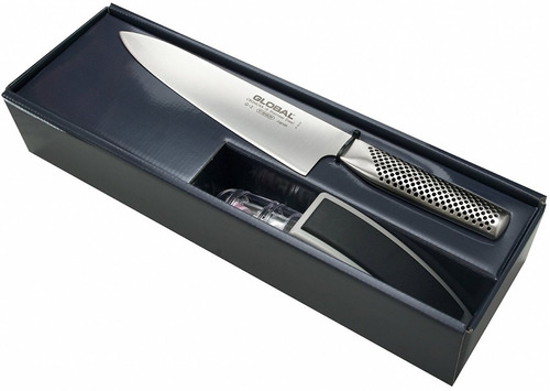 Cuchillo Global G2 20cm + Afilador Minosharp 220/gb A Pedido