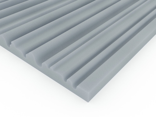Placa Panel Acustico Premium Ignifugo Arabian 30mm Espesor Gris