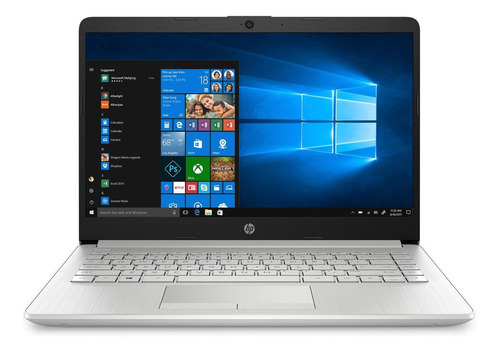 Notebook HP 14-dk1025wm silver 14", AMD Ryzen 3 3250U  4GB de RAM 1TB HDD, AMD Radeon Vega 3 1366x768px Windows 10 Home