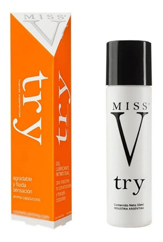 Gel Lubricante Intimo Anal Miss V Try Anal Capuccino