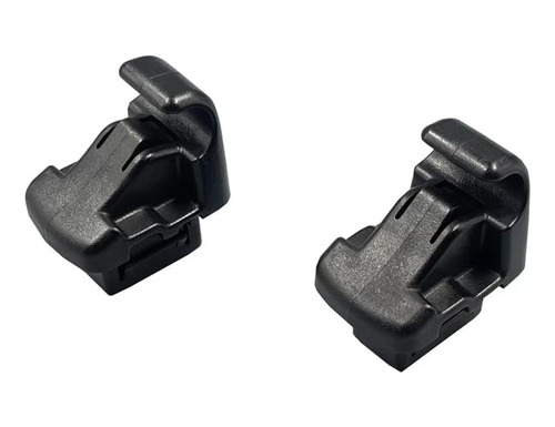 Huyilun0104 2 Clips Visera Frontal Negro Para Subaru Impreza