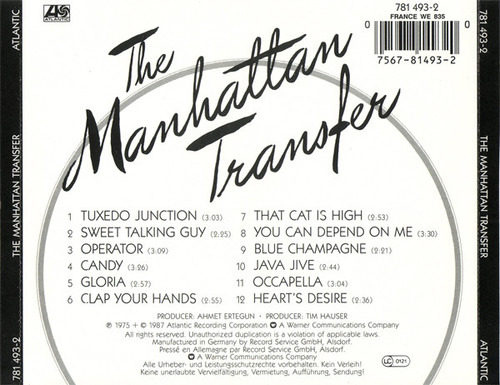 Cd The Manhattan Transfer (the Manhattan Transfer) Estándar