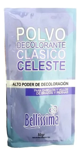 Polvo Decolorante Bellissima P/ Pelo Brazos O Pie X50g