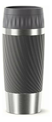 Termo De 360 Ml T-fal Easy Twist Gris, Taza De Viaje