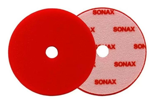 Boina De Espuma Premium Sonax 5.5 Agressiva Vermelha