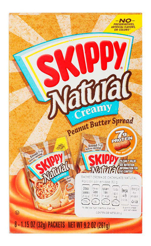 Crema De Cacahuate Skippy Natural 261g