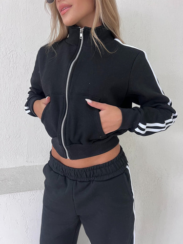Campera De Aldogón Peinado Frisado Mujer