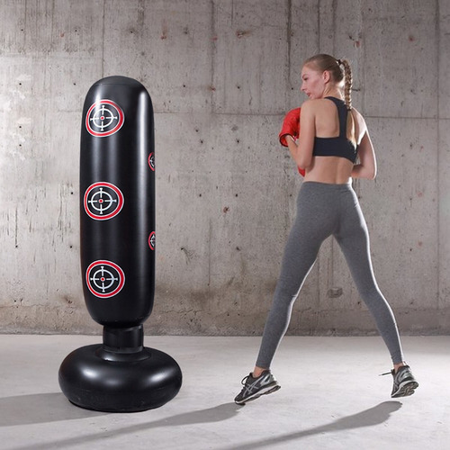 Saco De Boxeo Inflable De Karate Taekwondo Whstore