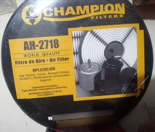 Filtro De Aire Ah-2718(champion) 