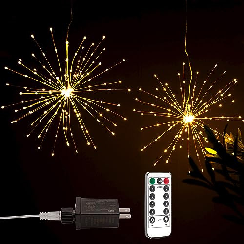 Luces De Fuegos Artificiales, Pack De 10 1200 Leds Alam...