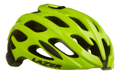 Casco Lazer Blade + Road Plus, color amarillo, talla M