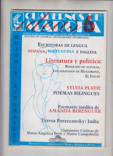 Mujer Y Literatura Cuadernos De Marcha Ideas Uruguay 2000