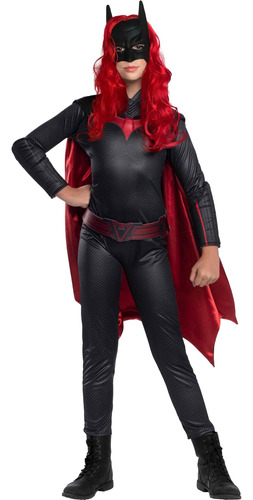 Mono Y Máscara De Disfraz De Batwoman Para Niña Rubies, Gran