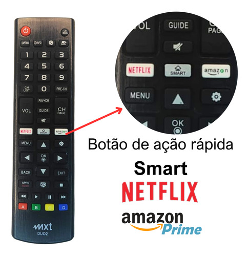 Antena Tv Amplificada 5db Digital Led Lcd + Brinde Controle