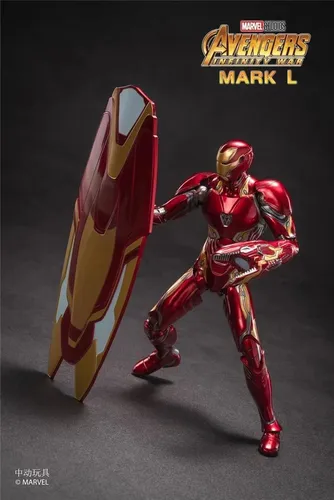 Zt 10º Aniversario 7 Pulgadas Deluxe Marvel Iron Man Mk50