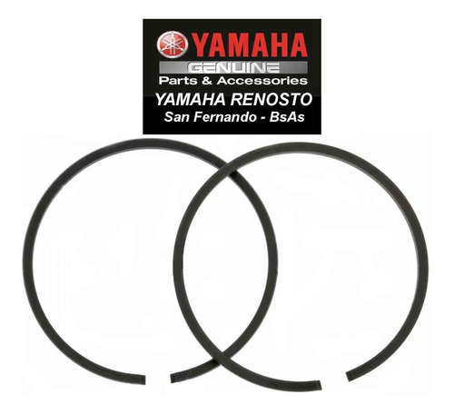 Juego De Aros Originales De Yamaha 8hp 2t No Enduro 8c 8cm