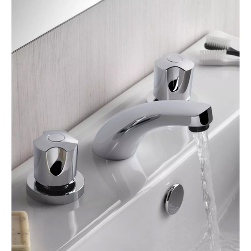 Imagen 7 de 10 de Combo Baño Completo Sanitarios Kit Griferia Fv Vanitory