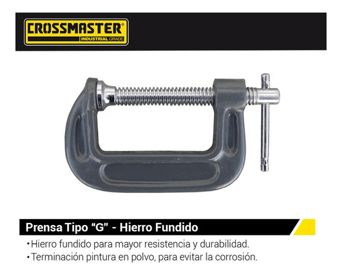 Prensa sargento c Crossmaster 9937146 con ajuste rápido No