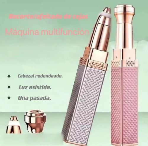 Depiladora 2en1 Mujer Recorta Cejas Con Color Aleatorio