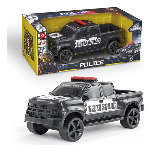 Pickup Tactica Police Caminhonete Carrinho Brinquedo Menino