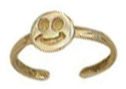 Anillo Para Pie - Anillo Para Pie - Gold Plated Smiley Smili