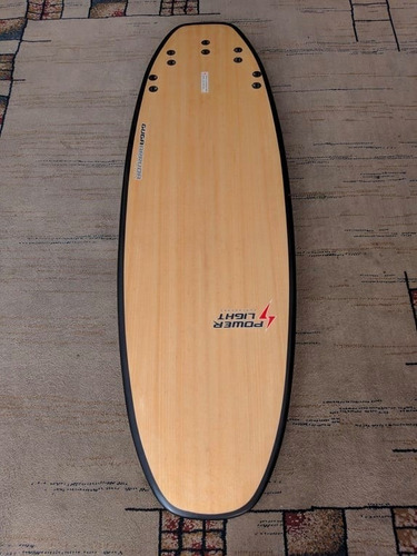 Prancha Surf Powerlight Simétrica Eps Epoxy Madeira Plug Fcs
