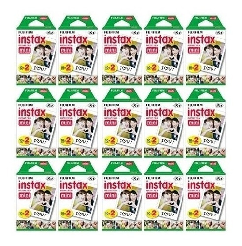 Fujifilm Instax Mini Instant Film, 15 Paquetes Dobles  Fr2em