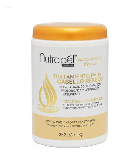 Tratamiento Para Cabello Reseco Con Keratina  Nutrapel 1kg