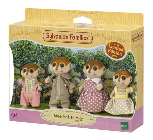 Calico Critters Suricata Meerkat Familia Sylvanian Families